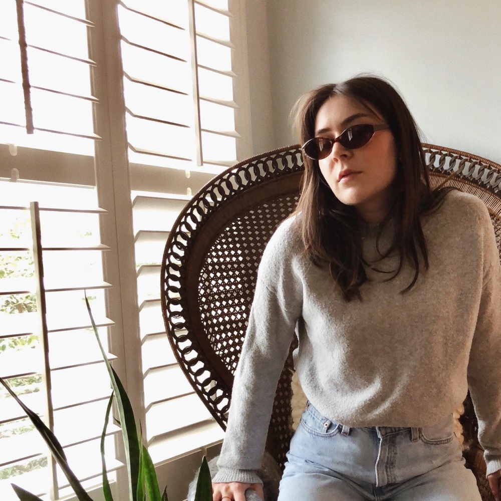 Gray sweater